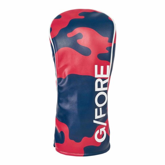 G/FORE Other - New G/FORE GFORE Driver Golf Head Cover - Leather Camo Blue Red White Re…